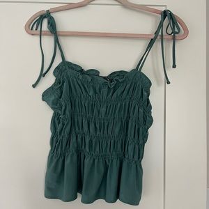 Zara Ruffle Top 🤍